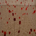 installation - "Imagine un champs de coton dans un océan de sable bleu à Chicago"